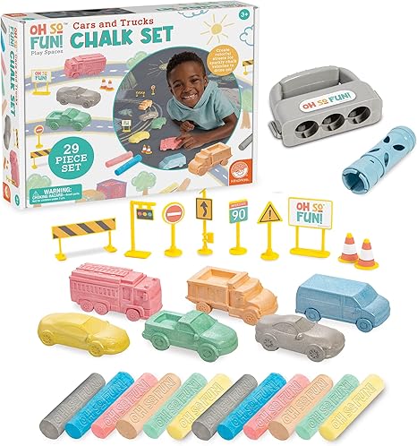 Chalk Set - Cars & Roads