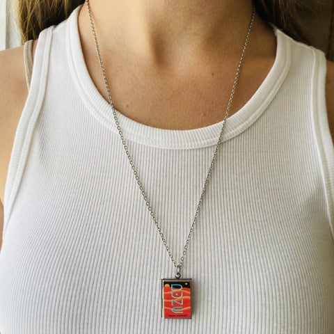 Necklace - Book Locket Dune: Stainless Steel
