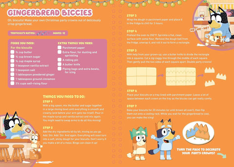 Book (Hardcover) - Bluey And Bingo: Christmas Cookbook