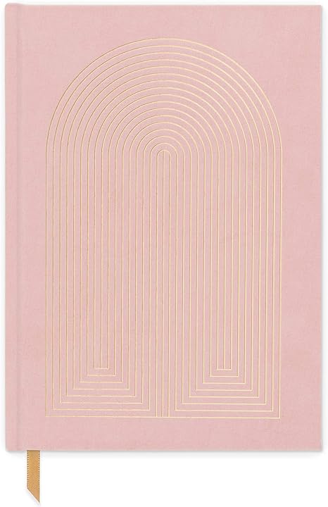 Journal (Hardcover) - Dusty Pink Radiant Rainbow