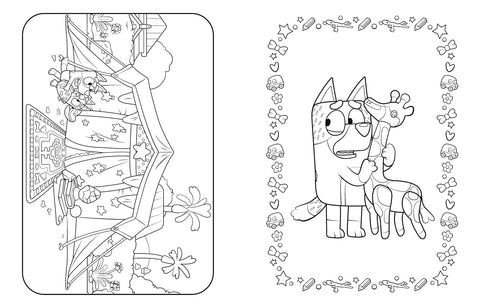 Coloring Book - Bluey: Fun and Games