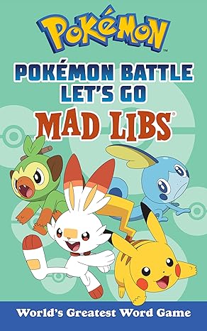 Book (Paperback) - Pokemon Battle Let's Go Mad Libs