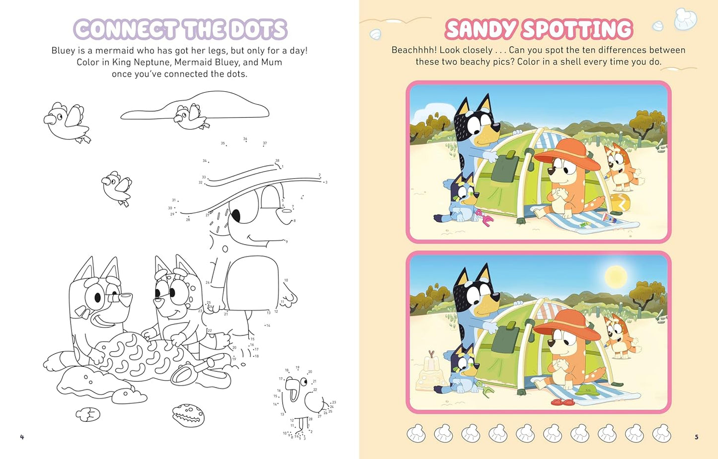 Activity Book - Bluey: Bluey's Beach