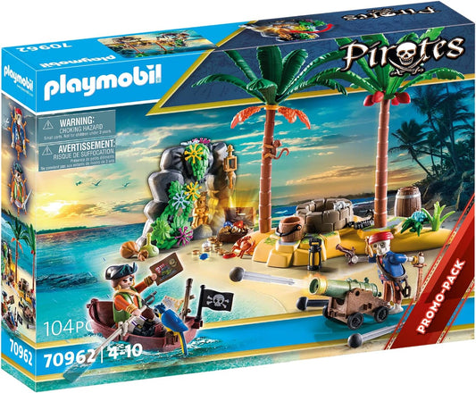 Playmobil - Pirate Treasure Island with Rowboat