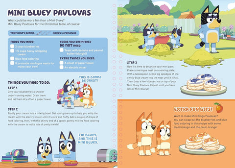 Book (Hardcover) - Bluey And Bingo: Christmas Cookbook