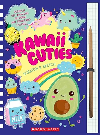 Book (Hardcover) - Kawaii Cuties Scratch Magic