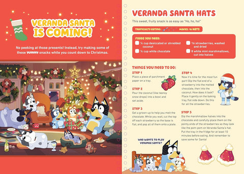 Book (Hardcover) - Bluey And Bingo: Christmas Cookbook