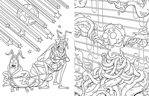 Coloring Book - Rick and Morty: Sometimes Science