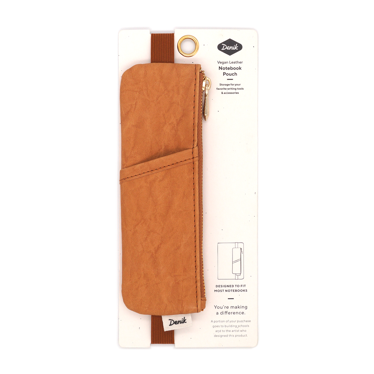 Notebook Pouch - Caramel Crinkle