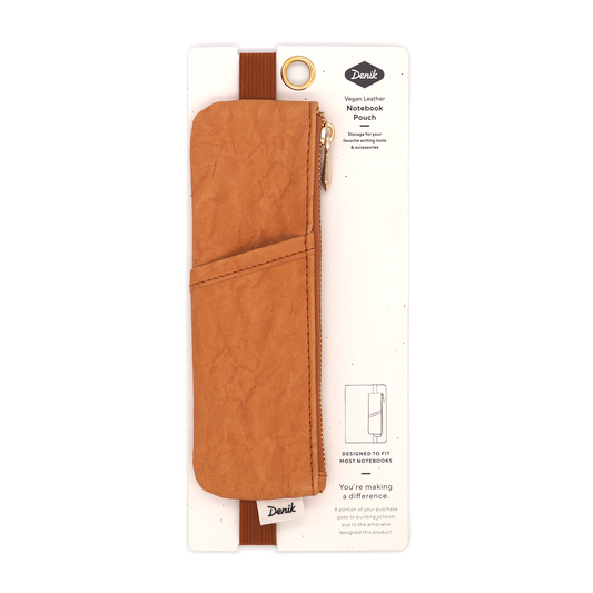 Notebook Pouch - Caramel Crinkle