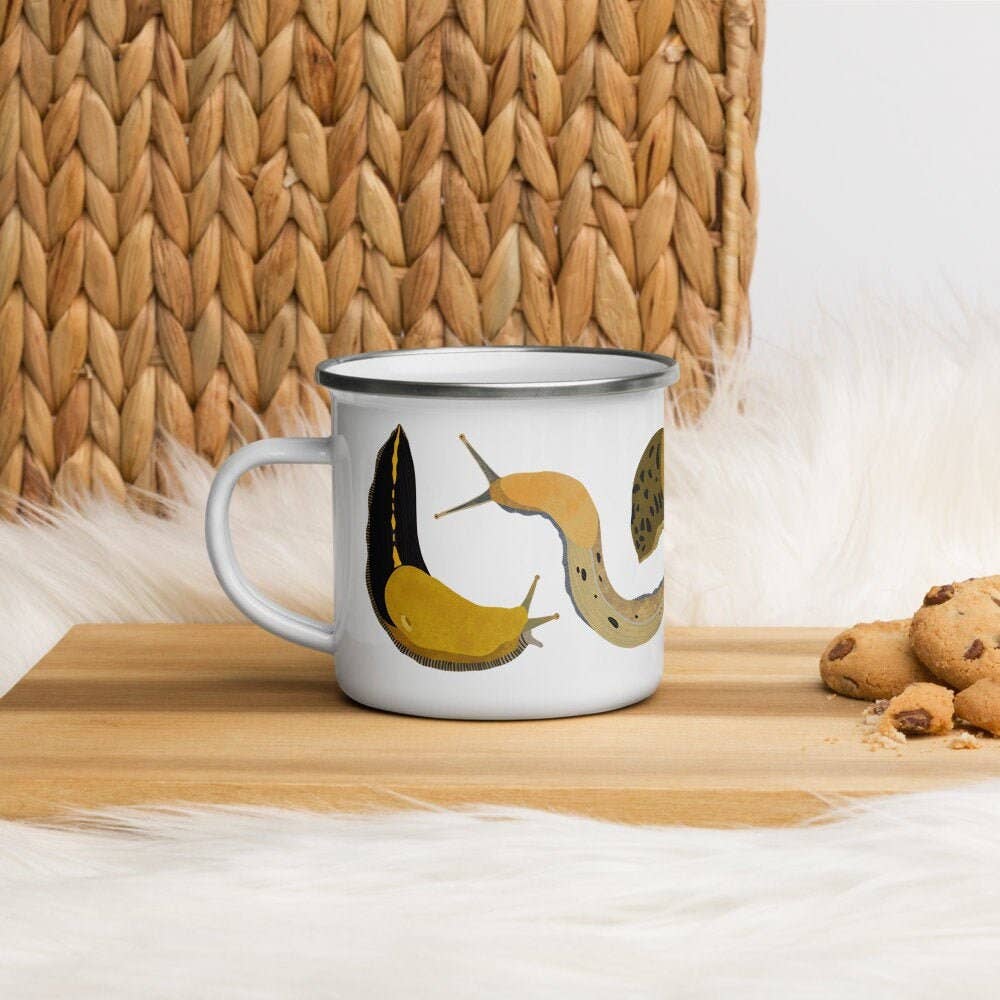 Camping Mug (Metal) - Banana Slug 12 oz