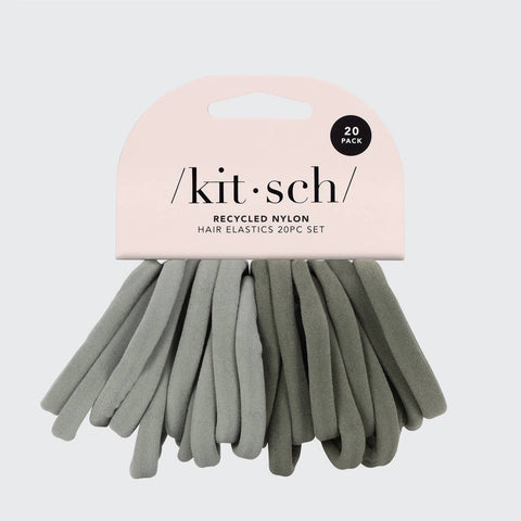Eco-Friendly Nylon Elastics - 20pc Eucalyptus