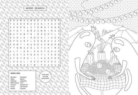 Coloring and Activity Book - Ultimate Hot Dog