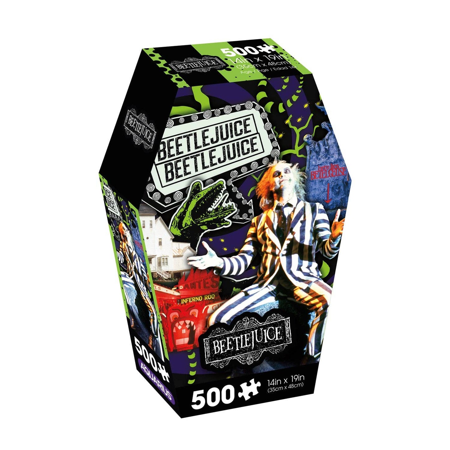 Puzzle - Beetlejuice Coffin Box (500pc)