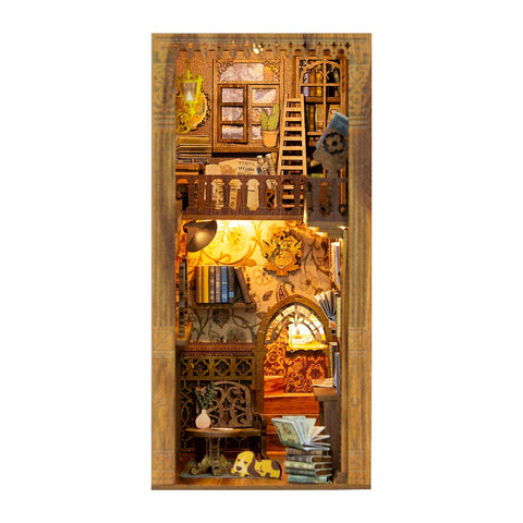 DIY Book Nook Kit - Eternal Bookstore with Dust Cover