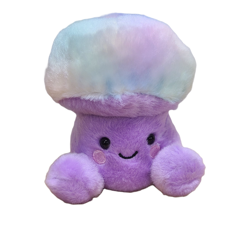 Stuffed Animal - Canned Ombre Rainbow Mushroom (Standard Lid)