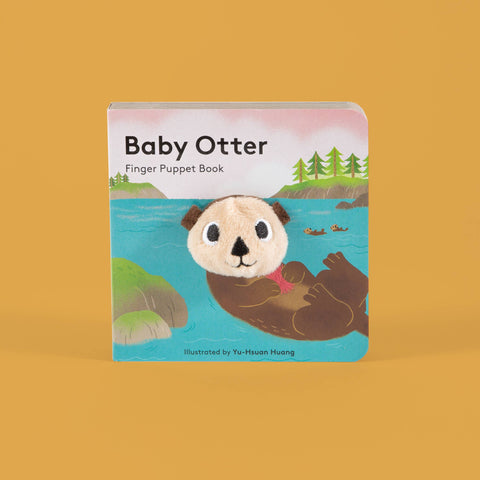 Board Book - Baby Otter Finger Puppet