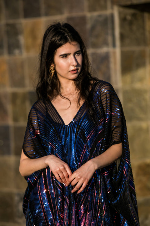Caftan - Midnight Lotus