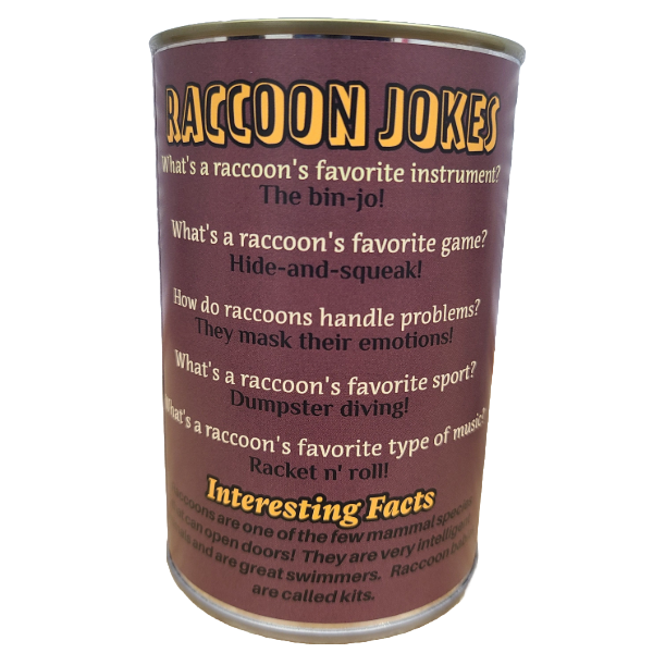 Stuffed Animal - Canned Raccoon