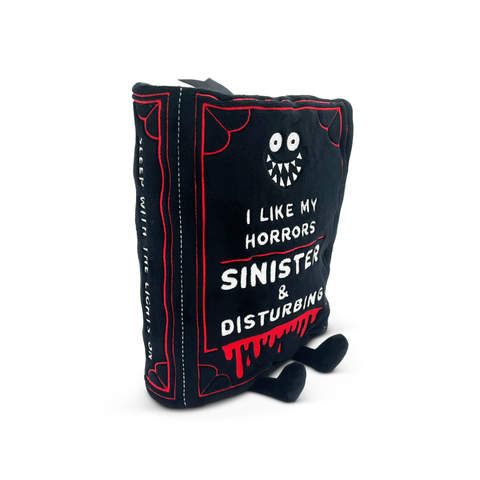 Plush - "I Like My Horrors Sinister & Disturbing" Book