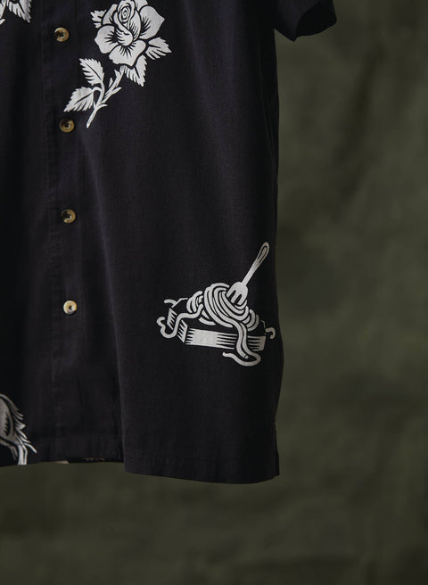 Casual Button Down Shirt - Pasta La Vista Italian Food (Unisex)