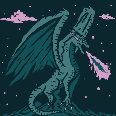 Socks - Evil AF Dragon