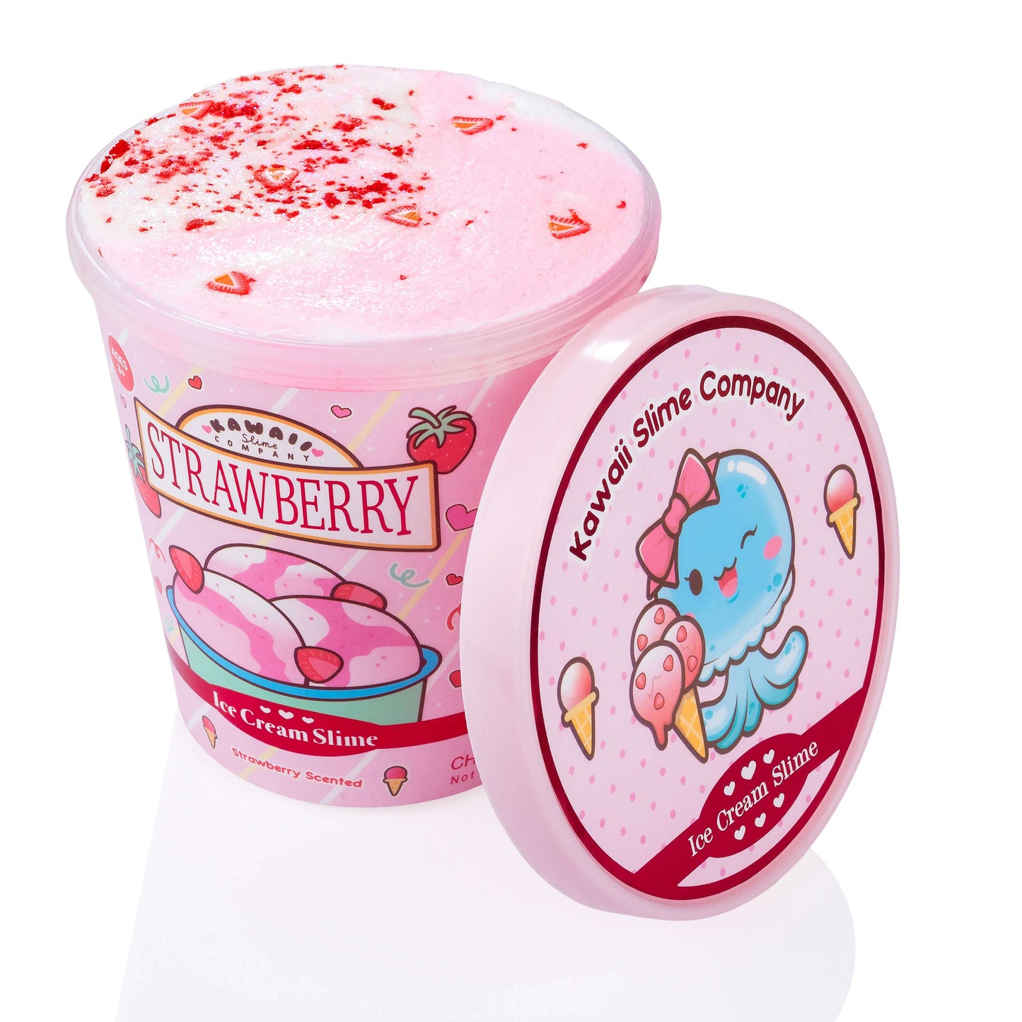 Slime - Strawberry Scented Ice Cream Pint