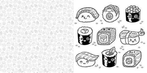 Coloring Book - I Heart Kawaii