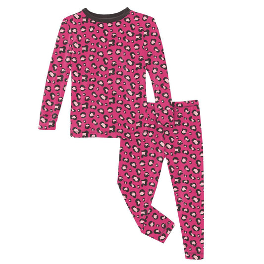 2 Piece Pajama (Long Sleeve) - Calypso Cheetah Print