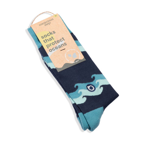 Socks that Protect Oceans - Rolling Waves