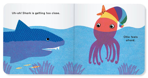 Board Book - Ollie Feels Fine: Emotions Book for Toddlers
