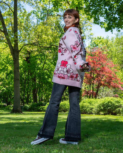Cardigan - Cherry Blossom