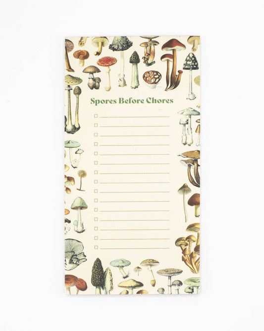 List Pad - Mushrooms