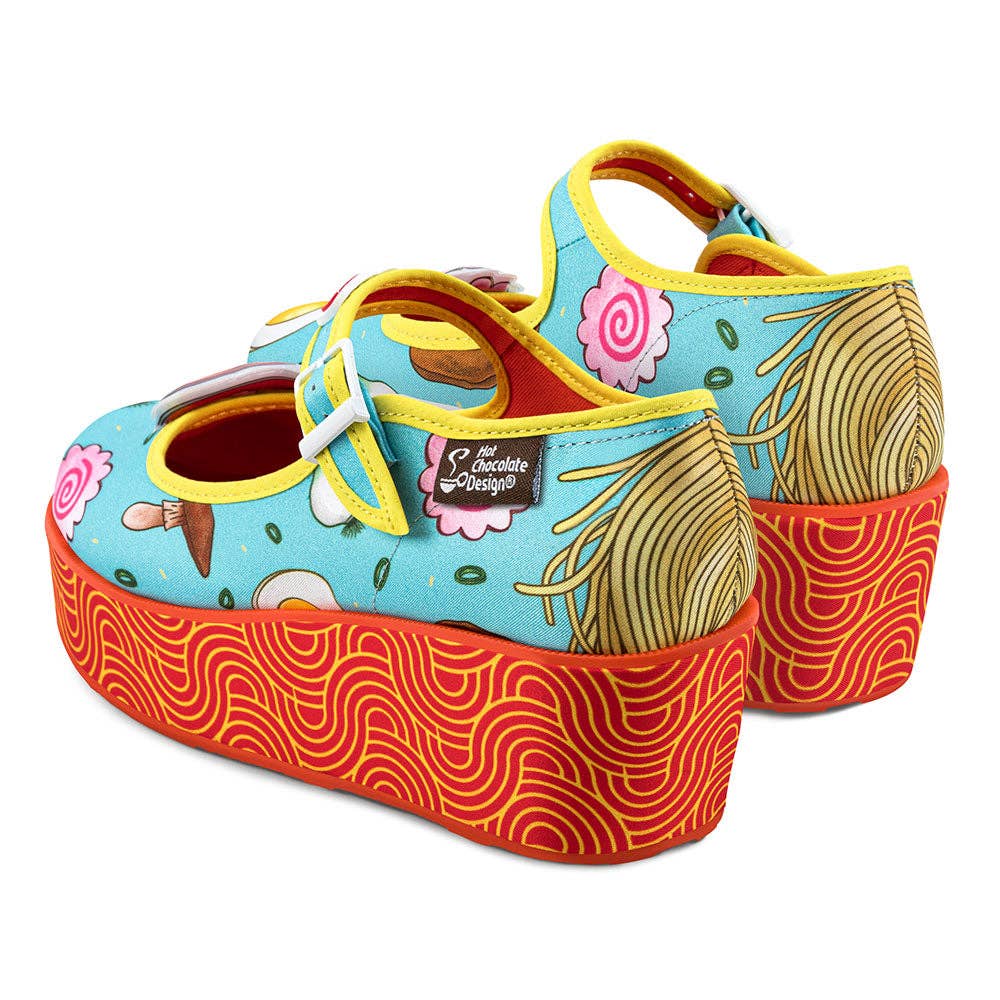 Women's Shoe - Chocolaticas® Ramen Mary Jane Platform