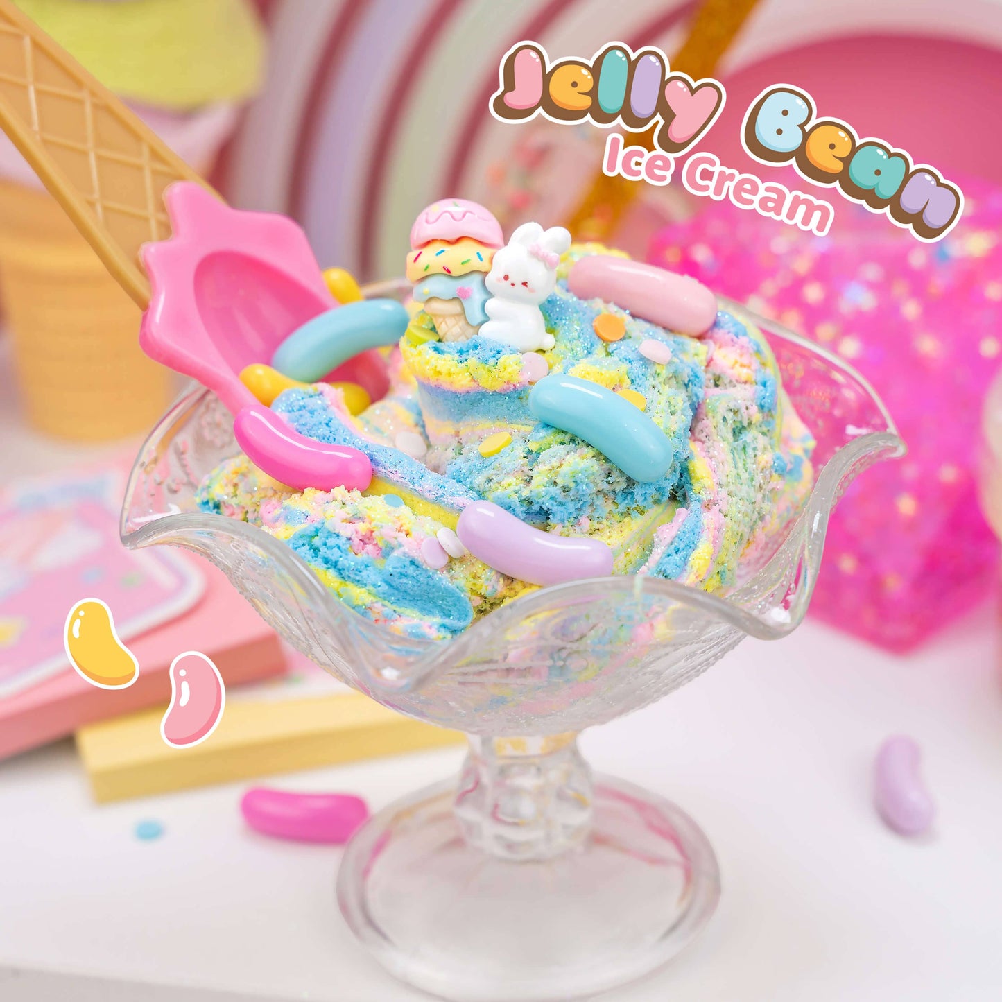 Slime - Jelly Bean Ice Cream Cloud Creme