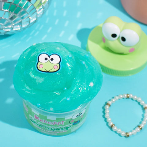 Slimy Gloop - Jar Topper Slime (Keroppi)