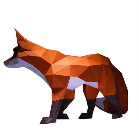 3D PaperCraft - Walking Fox