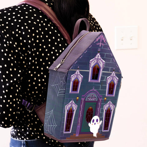 Backpack - GLOW-IN-THE-DARK Haunted House 👻🏚️