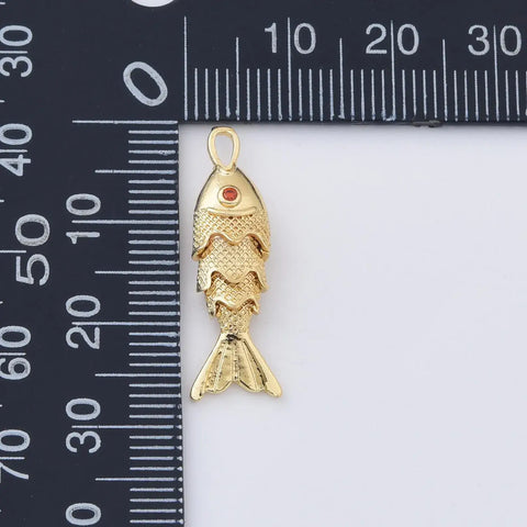 Pendant - Fish Gold Filled Articulated