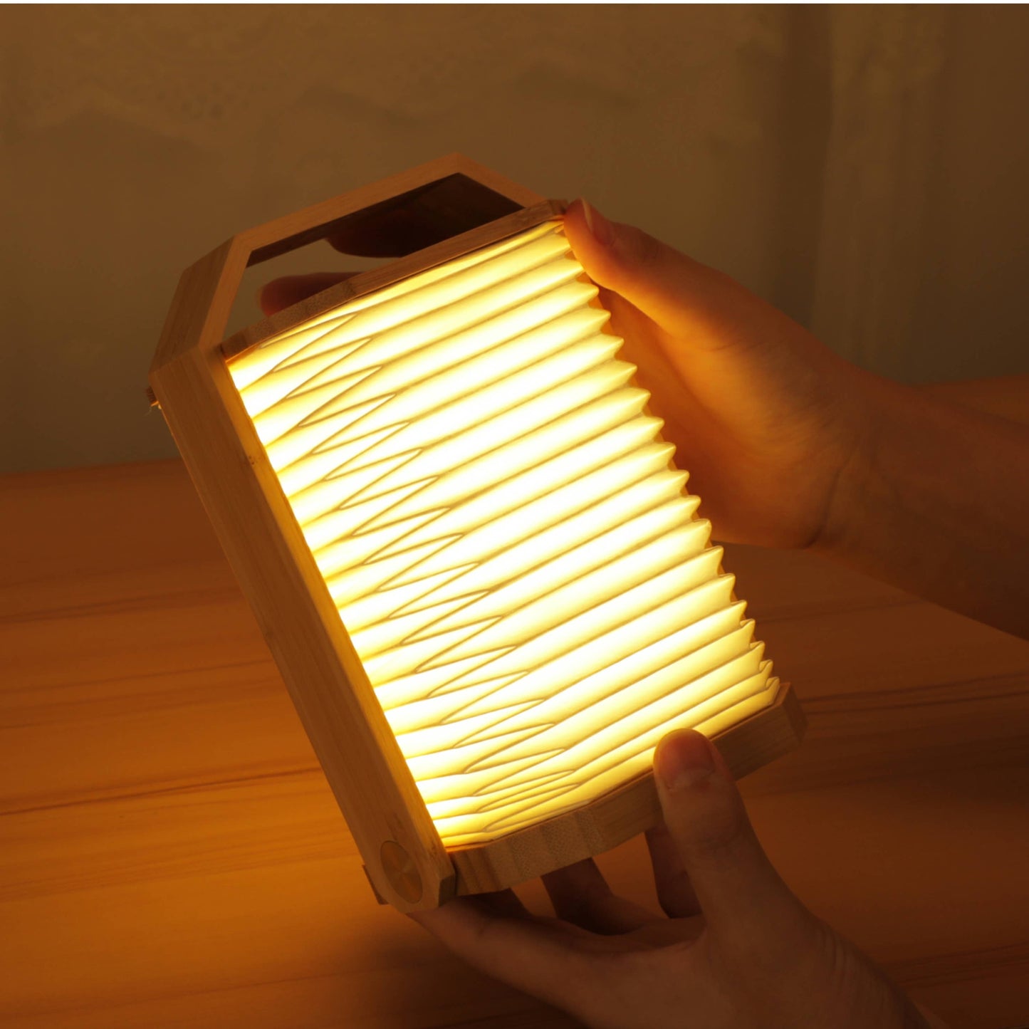 Lamp - Smart Origami Walnut