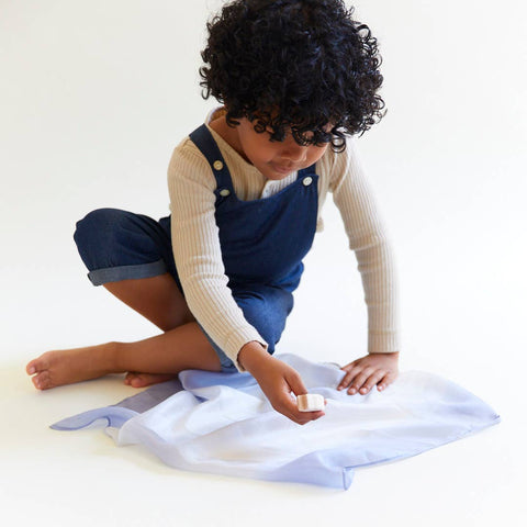 Mini Earth Playsilks - Stone (100% Natural Silk)