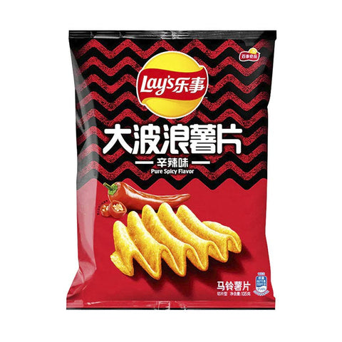 Chips - Lays Wavy Pure Spicy Flavor 70g (China)