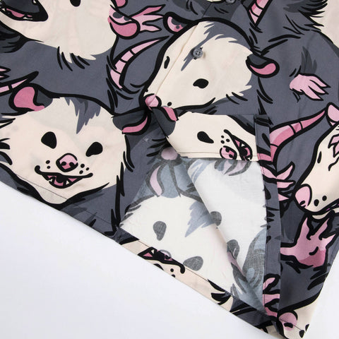 Button Up Shirt - All the Possum-bilities