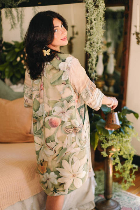 Artist Dress Tunic with Pockets - Fleur De Soleil