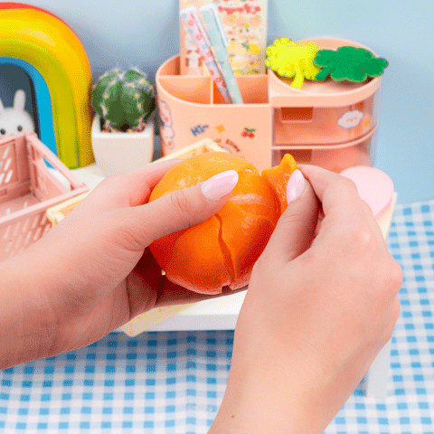 Squishy - Tangerine Cutie Peeling Sensory Toy