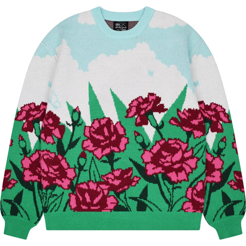 Sweater - Carnation Flower