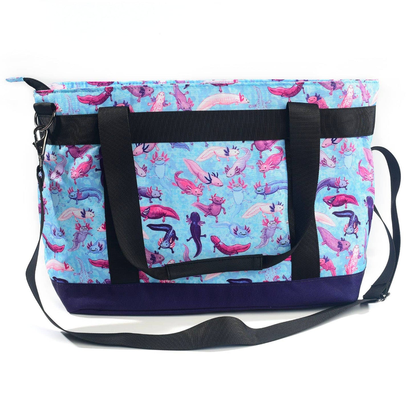 Large Venture Tote - A Lotta Axolotls