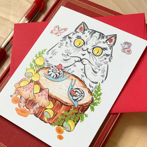 Greeting Card - Slow & Steady