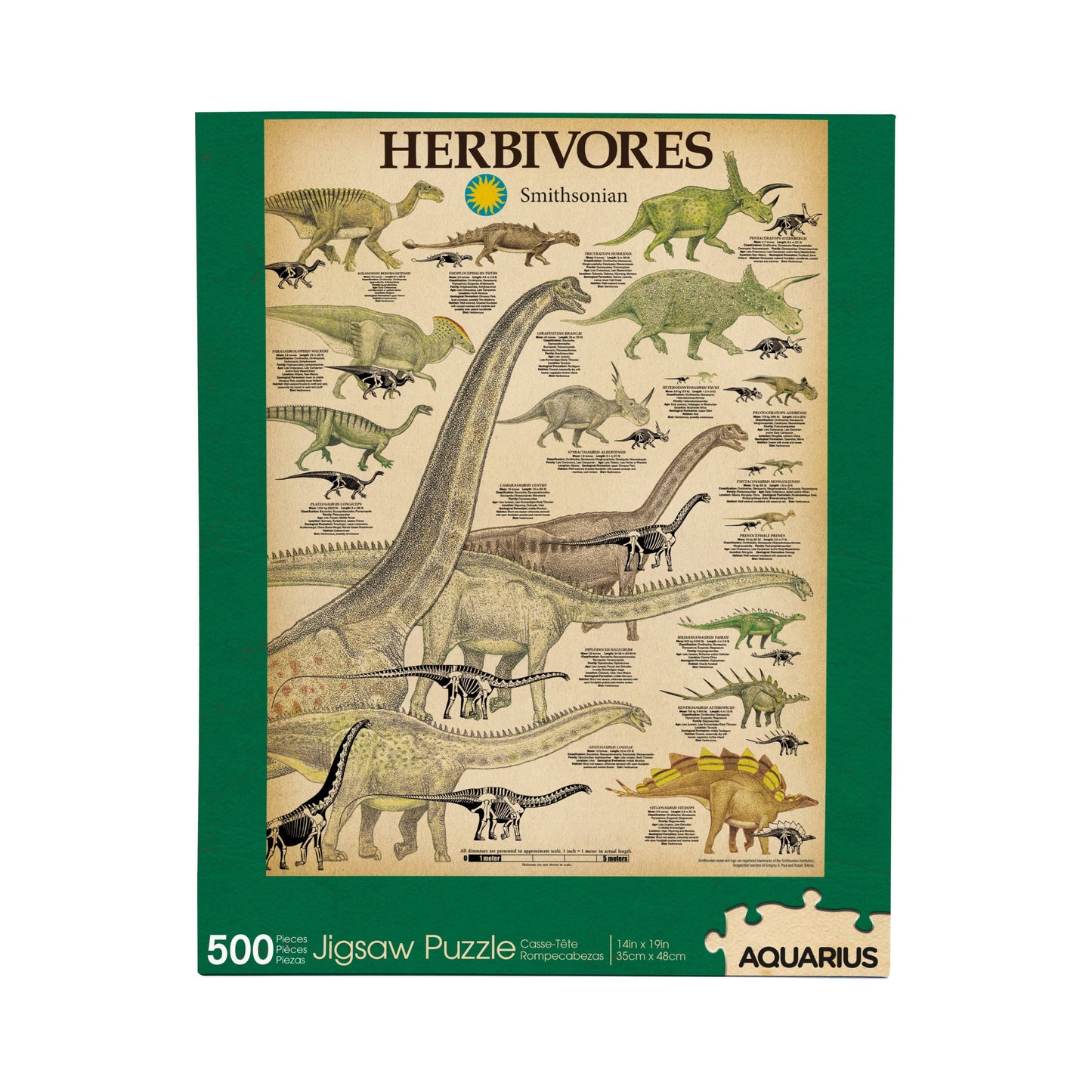 Puzzle - Smithsonian Herbivores (500pc)