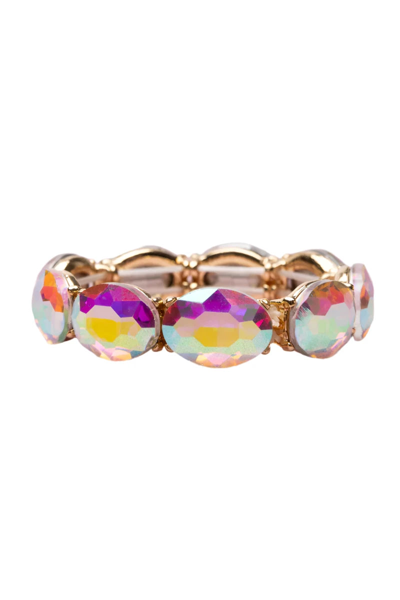 Bracelet - Aurora Borealis Gem